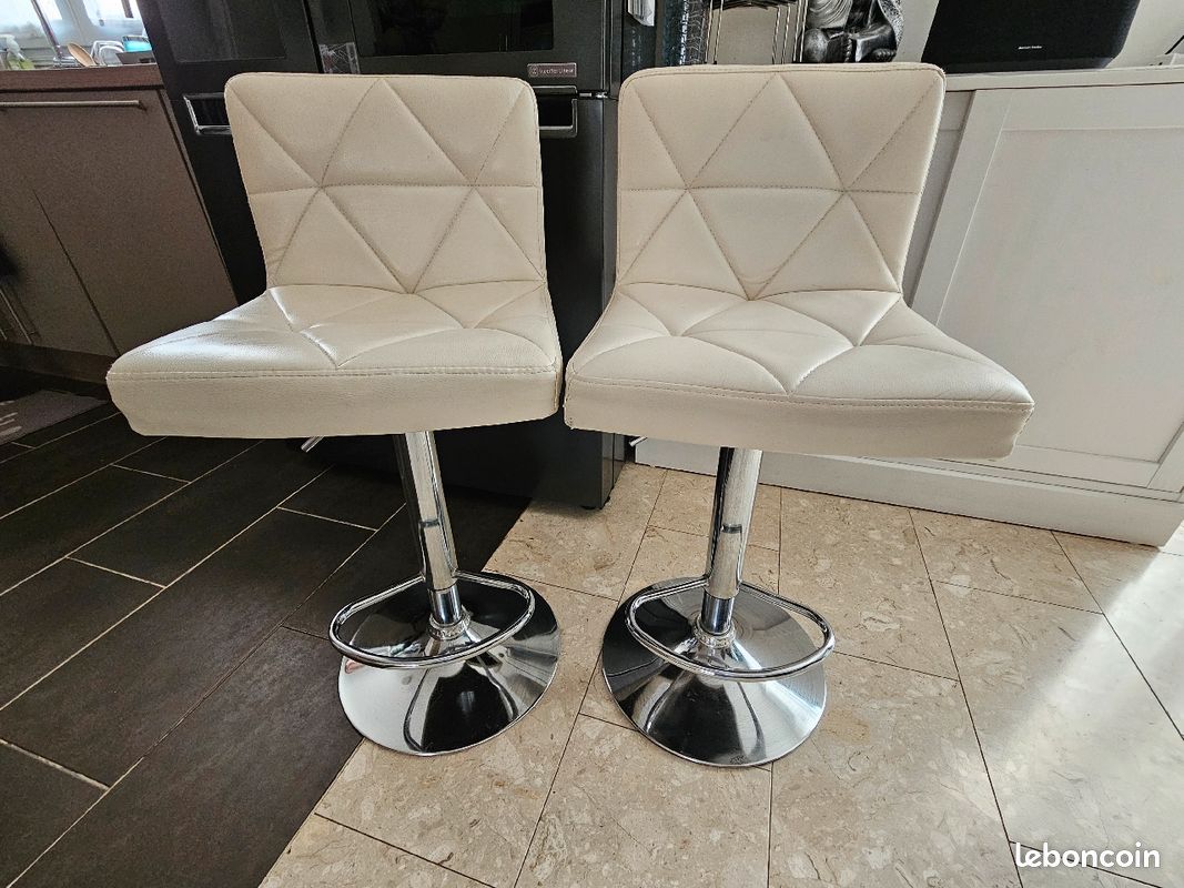 4 fauteuils haut de bar (image 1)