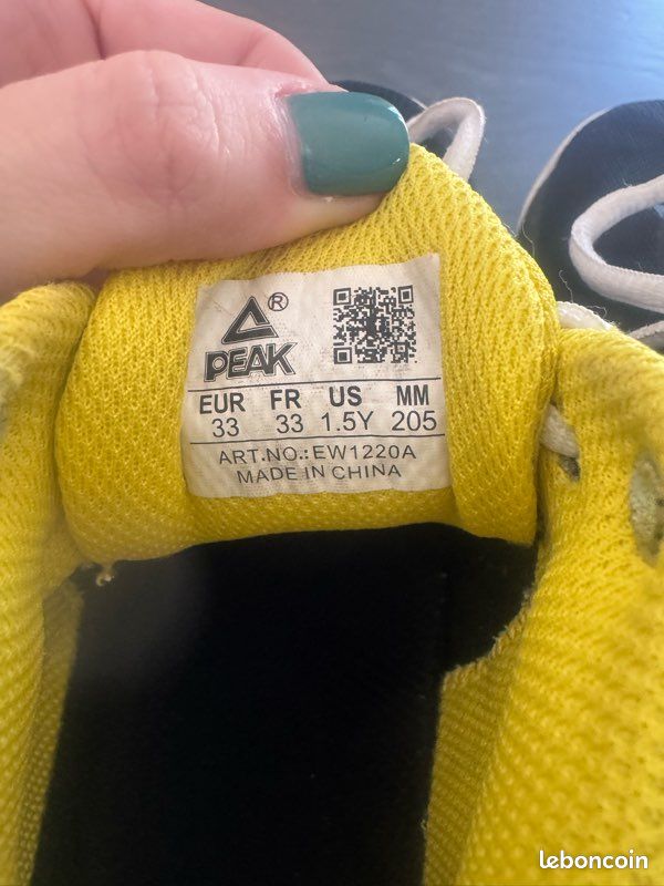 🏀 Chaussures de basket Peak – Taille 33 (image 7)