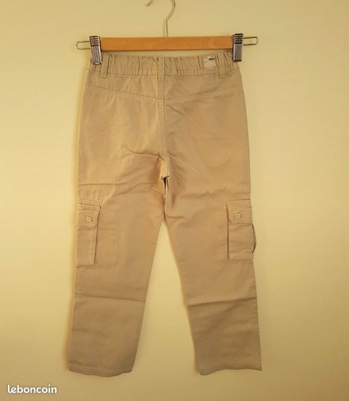 Pantalon beige garçon 8 ans absorba 7 (image 3)