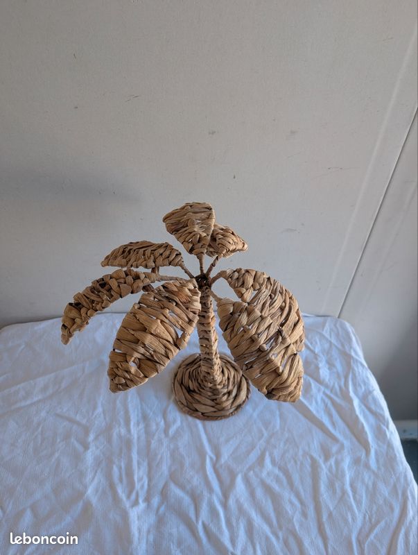 Décoration palmiers en rotin (image 2)