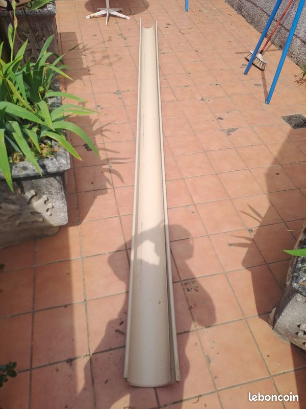 Gouttière PVC modèle 33 - 4m de long (image 4)