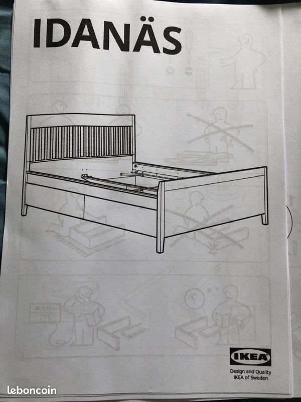 Cade de lit avec rangement (image 4)
