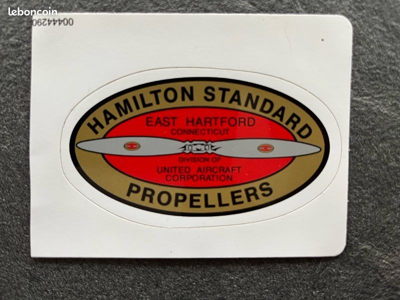 Sticker hélice avion Hamilton Standard 9 x 5 (image 1)