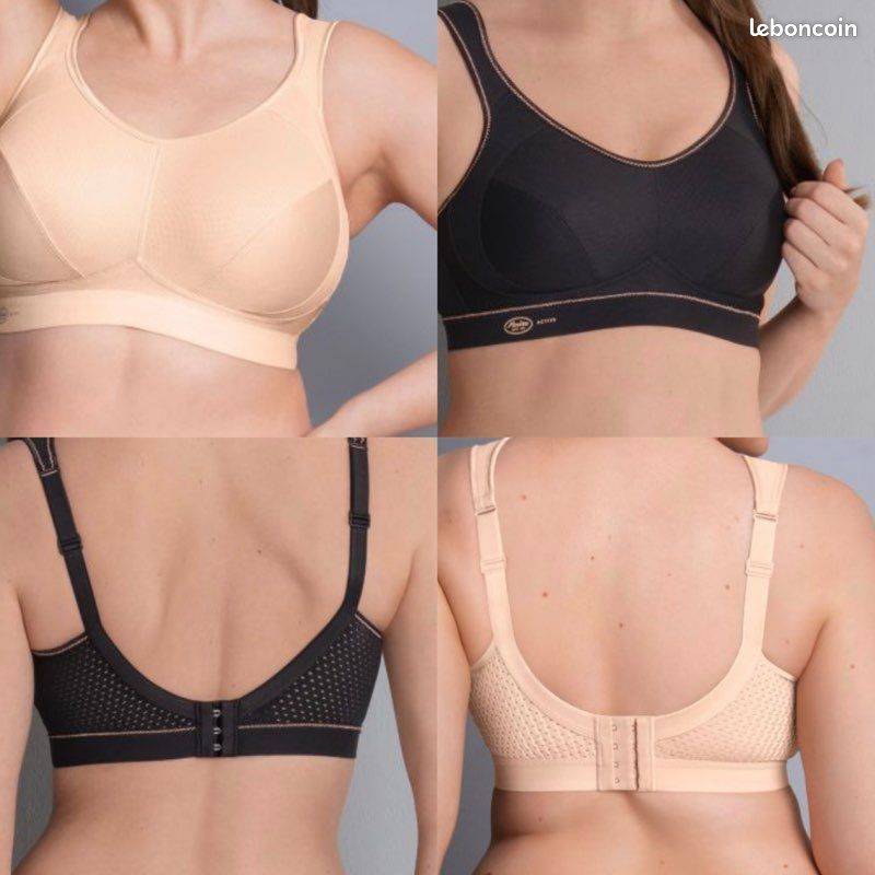 Soutien-gorge De Sport Anita Skin Active – Taille 34D, Beige, Léger Et Ferme, Neuf Sans étiquettes