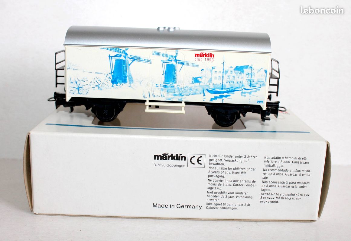 Märklin 46159 H0 Wagon de marchandises la Bonne Züchner-dose Top Märklin 46159 H0 Wagon de marchandises la Bonne Züchner-dose Top
