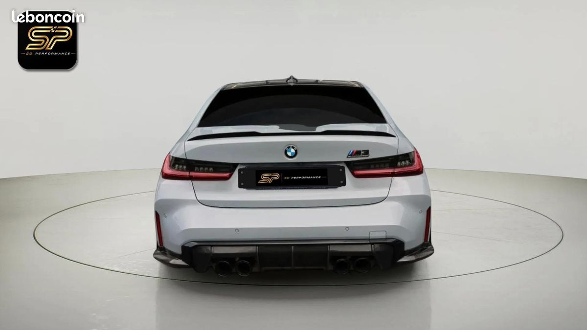 BMW M3 Competition 510 ch * Carbone Extérieur * Laserlight * Harman Kardon * HUD * Brooklyn Grey (image 5)