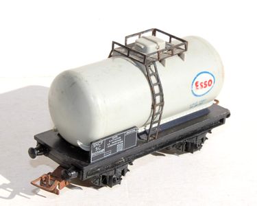 Wagon Citerne Hornby O 1/48 – SNCF SC 561061, Transport Pétrole, Azur, Métal, Occasion