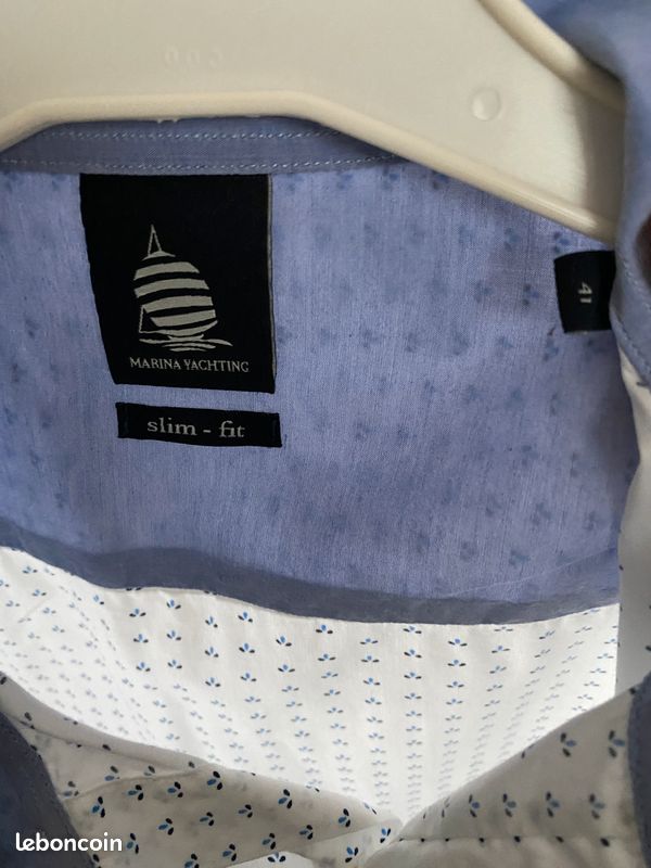 Chemise à motif Marina Yachting Taille 41 TBEG (image 7)