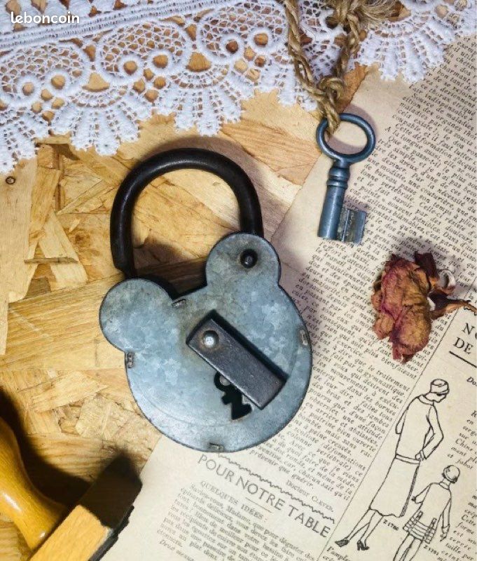 2 Cadenas Vintage Ancien Style 1800 – Fabrication Inde, Look Authentique