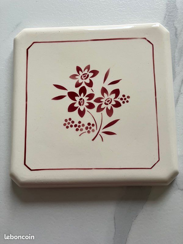 Dessous De Plat En Céramique Badonvillers TOURNEFEUILLE – Blanc – Très Bon état
