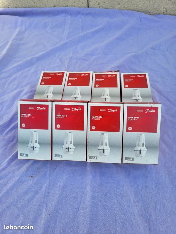 Lot de 8 Tetes thermostatiques raw 5014 (image 2)