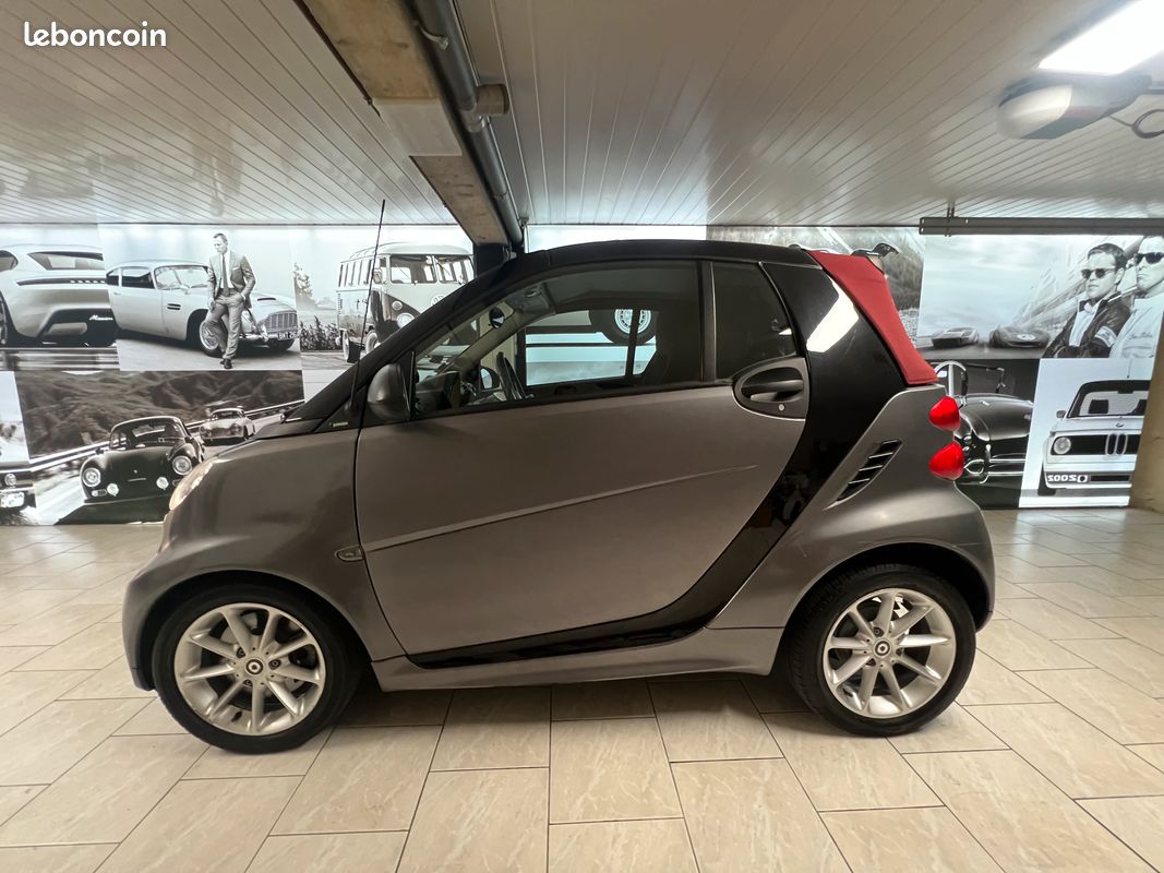 SMART Fortwo II (2) Cabrio Passion MHD 71 Softtouch - Apple CarPlay & Android auto - Feux automatiques - Pneus avant neufs - Révisée pour la vente (image 9)