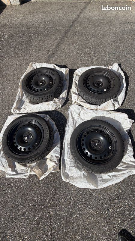 4 roues complètes (Michelin) - 195/55 R16 91 T (image 1)
