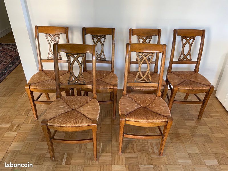 6 chaises époque Louis philippe (image 1)