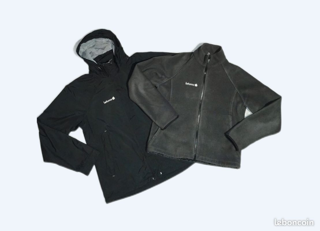 Veste chaude ski randonnée trek 3en1 Lafuma femme taille 40