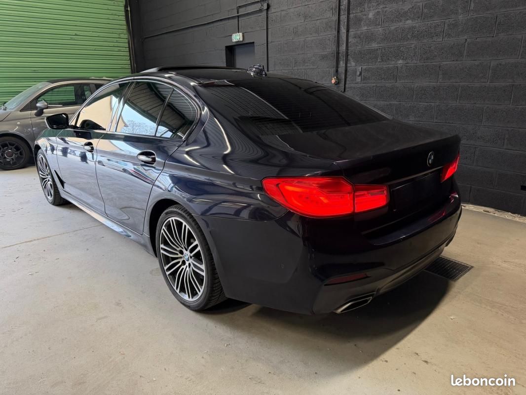 BMW Série 5 G30 520D xDrive 190 ch BVA 8 M Sport Harman Kardon / Toit ouvrant Caméra 360° (image 3)
