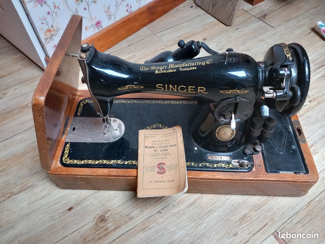 Machine à coudre Singer ancienne (image 1)