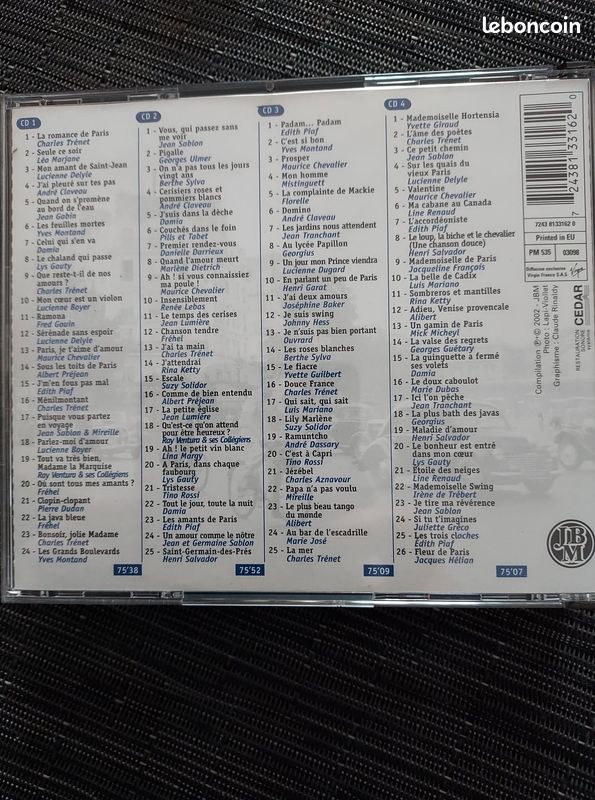 Coffret 100 chansons Françaises de légende (image 2)