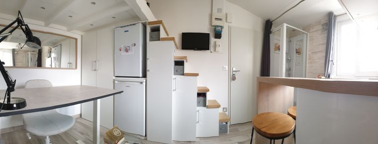 Appartement a vendre  - 1 pièce(s) - 18.6 m2 - Surfyn