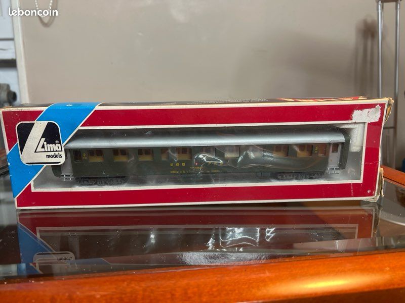 Lima Models 5 wagons, de voyageurs, restaurant, lits, SBB CCF