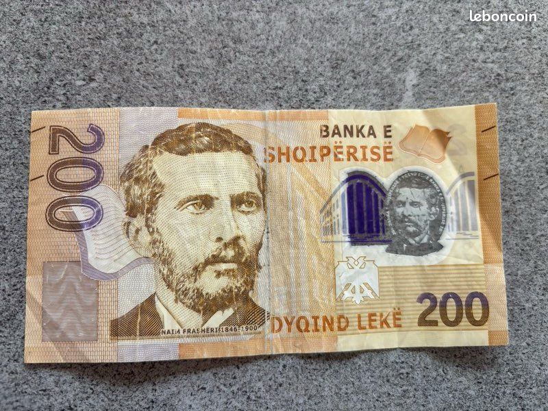 Billet Albanie - Collection