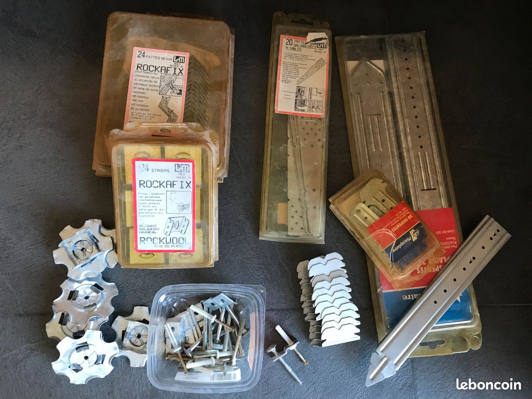 Suspentes, rosaces pour faux-plafond et murs NEUVES (image 1)