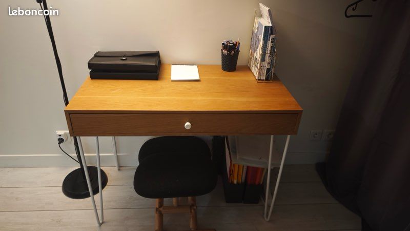 Bureau deux grands tiroirs La Redoute (image 1)