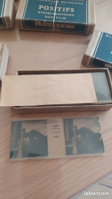 3 Boîtes De Positifs Stéréoscopiques Anciens - GAVARNIE CAUTERETS PERPIGNAN Occasion