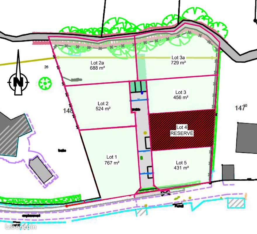 Terrains de 431 à 1212 m2 · à Mouilleron-le-Captif · 87 500 €