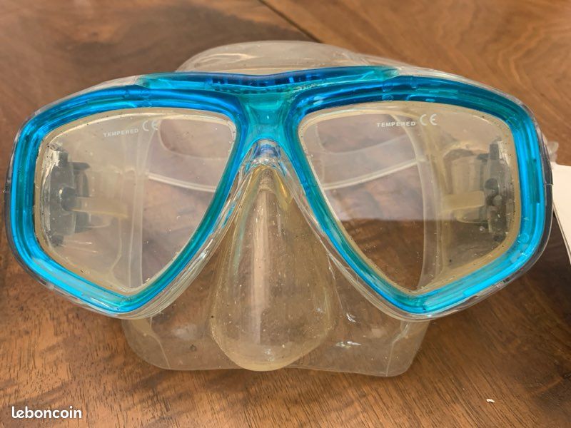 Masque de plongée bleu (image 6)