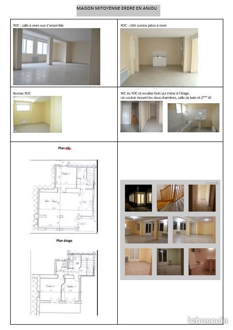 Maison 4 pièces 100 m² · à Erdre-en-Anjou · 100 m² · 590 €