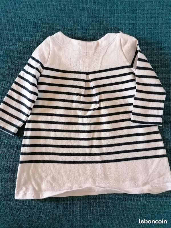 Robe Petit Bâteau taille 12 mois (image 2)