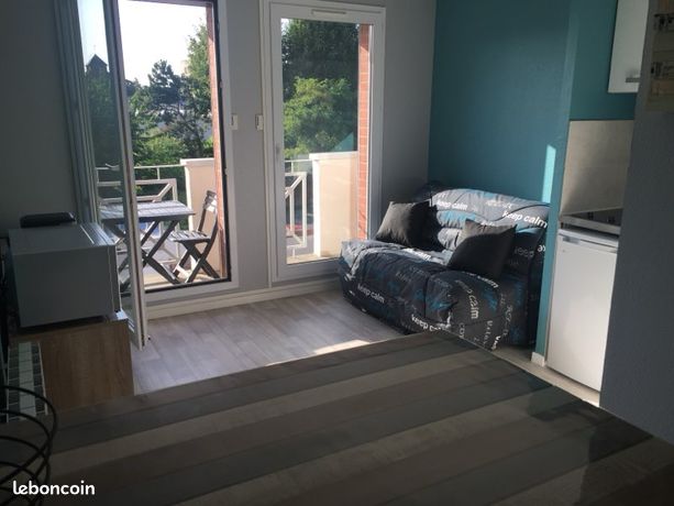 Studio meublé sécurisé+balcon+parking sécurisé