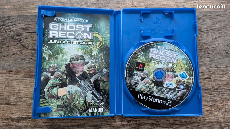 Jeu Ghost Recon Jungle Storm PS2 – Boîte Complète Sans Manuel (NTSC US/Canada)