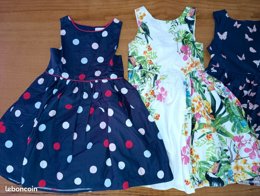Robe à fleurs et smocks taille 36 | Kaufen auf