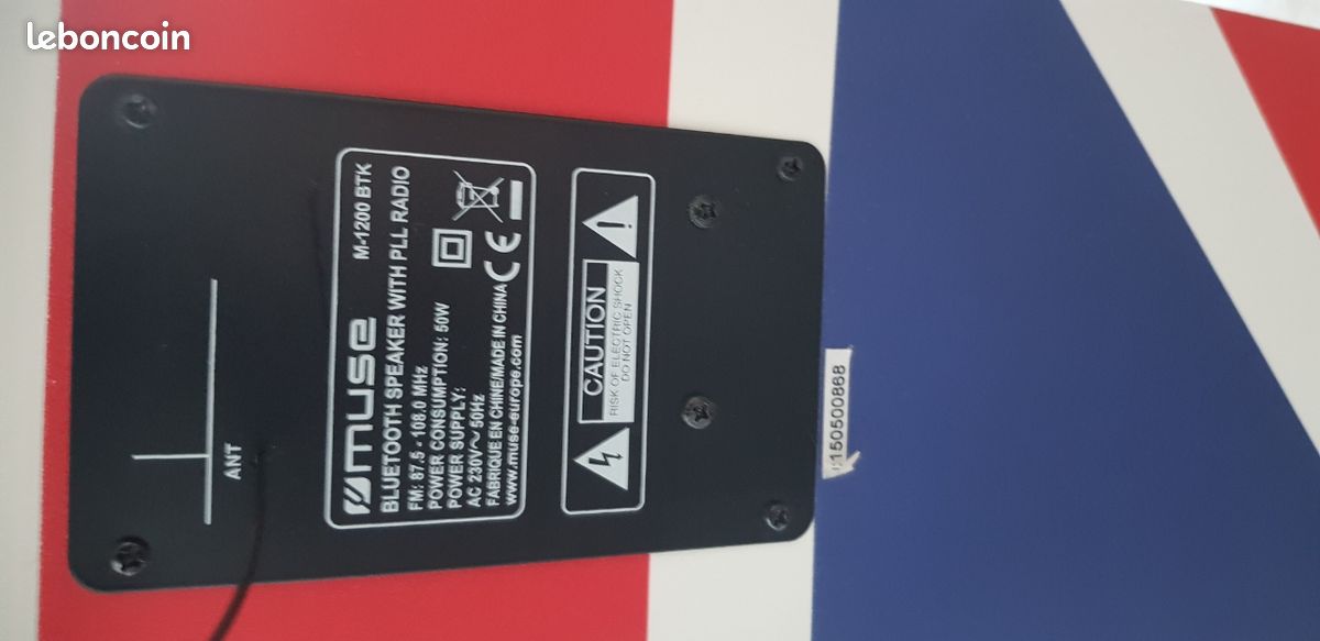 Enceinte colonne MUSE bluetooth "Union Jack ou Union Flag" (image 3)