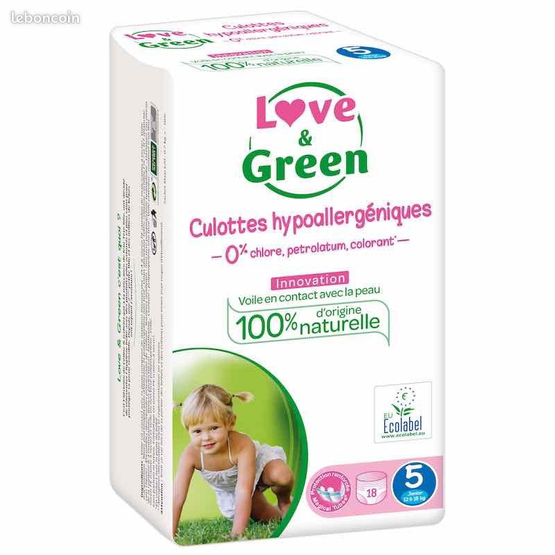 Couches culotte d'apprentissage love & green taille 5 (image 1)