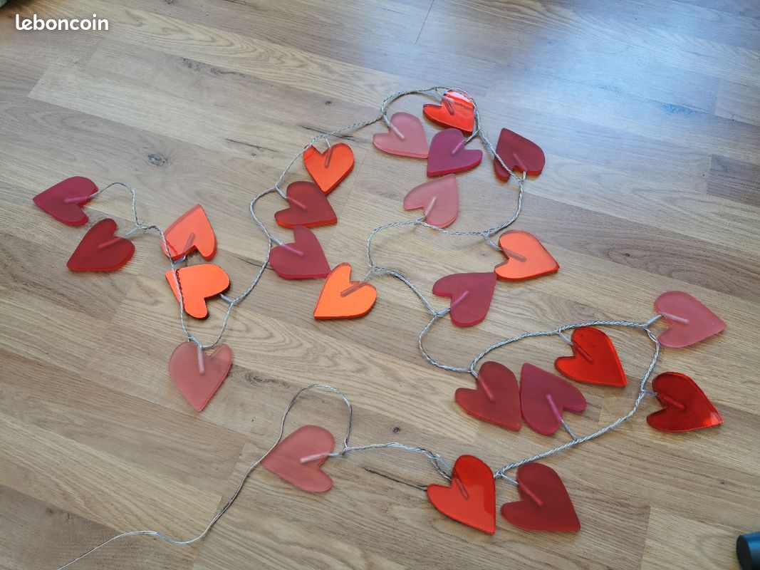 Guirlande lumineuse cœur heart Habitat (image 2)