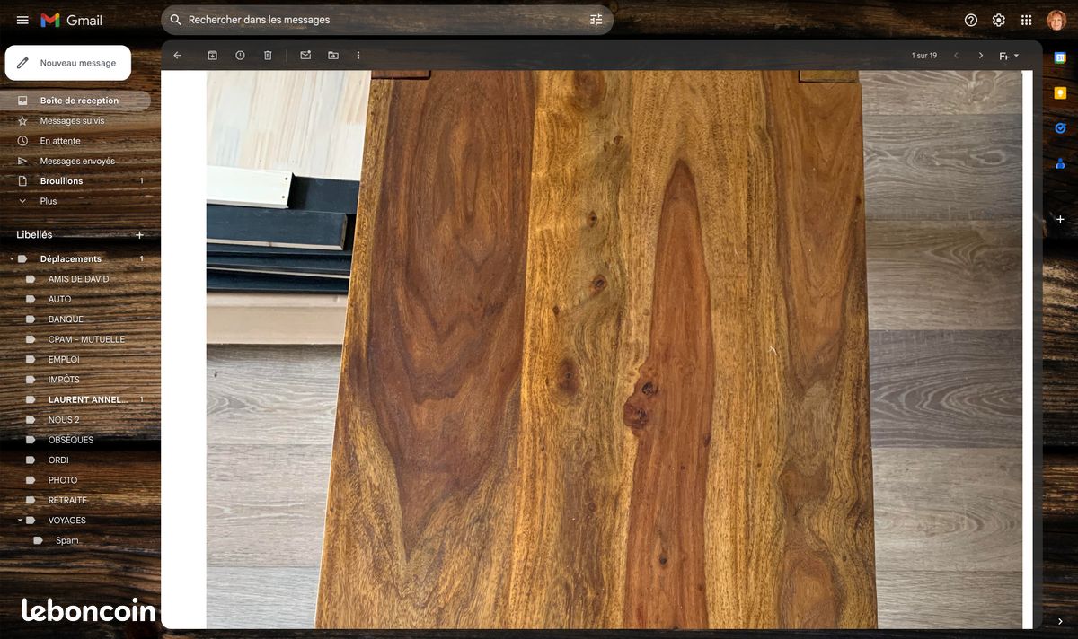Vente CANAPÉ + TABLE BASSE (image 6)