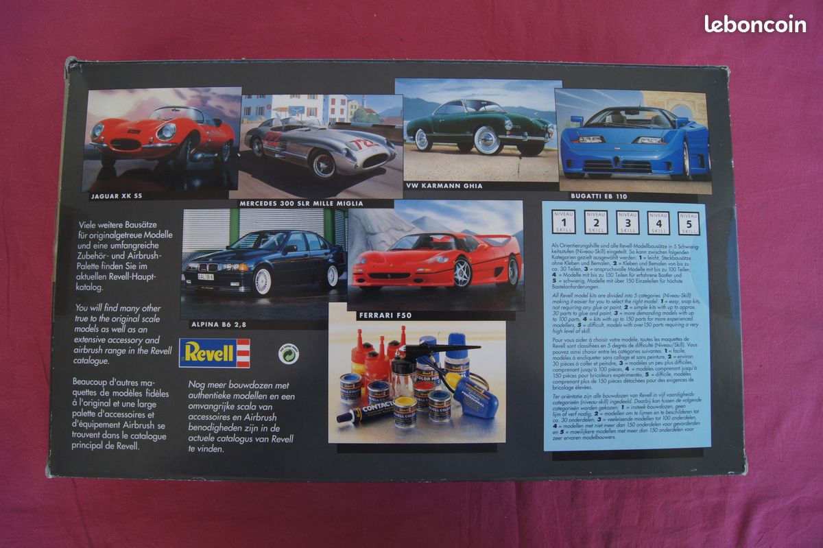 Maquette modèle réduit REVELL 1/24 FERRARI F50 Barchetta N°07376 