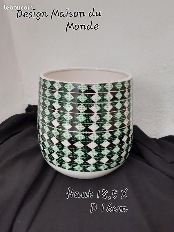Pots/cache pot en verre (divers models) (image 1)