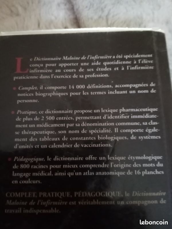Dictionnaire Maloine de l'infirmière (image 2)