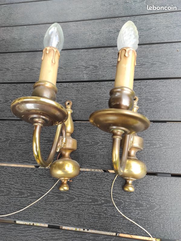 Lustre avec 2 appliques (image 2)