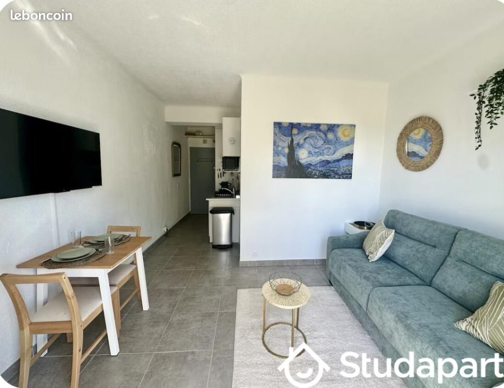 Appartement 1 pièce 20 m² · à Villeneuve-Loubet · 20 m² · 880 €/mois