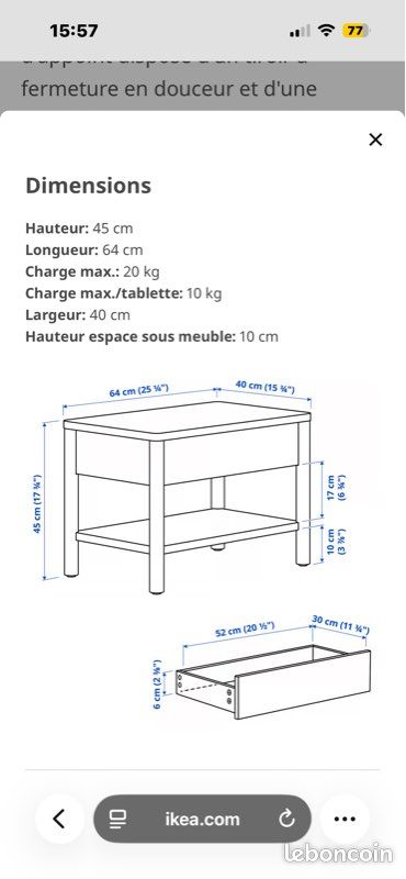 Table basse (image 6)