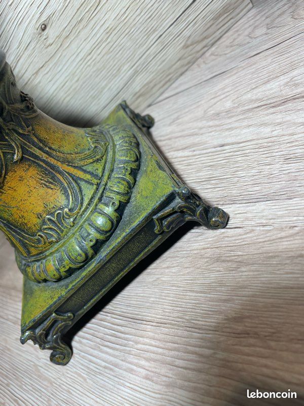 Superbe statuette ancienne signée A. Rucho – régule – Art déco (image 11)