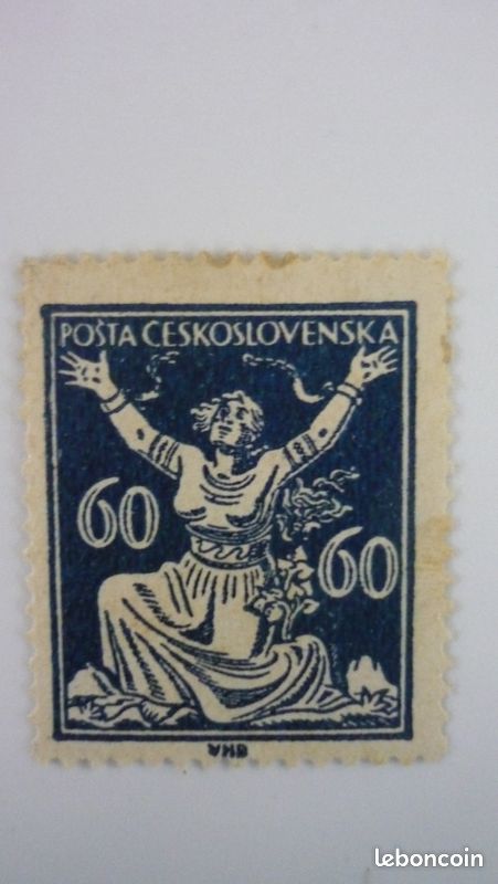 Slovaquie P38 non monté Menthe/Jamais articulé ** MNH 1942 Lettres et Corne (Timbres pour collectionneurs