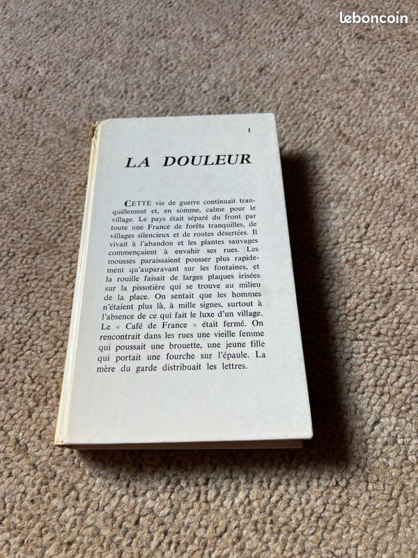 La Douleur – André de Richaud (Édition originale, 1968, Robert Morel) (image 1)
