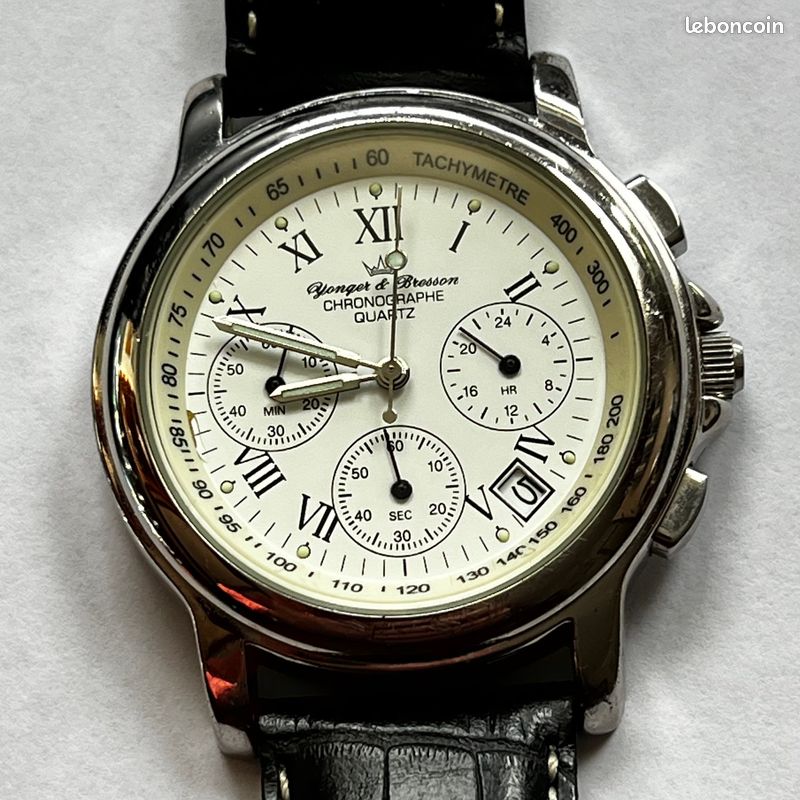 Montre yonger et bresson chronographe tachymetre Montres Bijoux