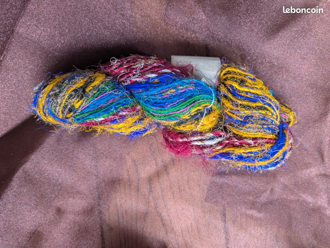 Fil à tricoter type Fonty Sari (image 3)